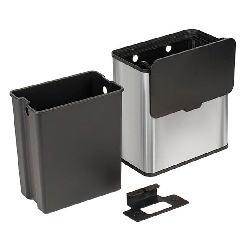 GLAD SS under COUNTER KITCHEN BIN 6L / 1.5G W/Antimicrobial LID SIOC Cabinet Plastic