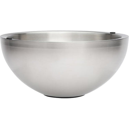 Dip Chiller Bowl - Large 35Oz Capacity - Frozen Ice Stainless Steel Party Serving Bowl - Insulated Dip Dish Platter Keeps Salsa, Guacamole, Condiments, Sauces, Salad & Food Hot or Cold (1 Bowl)