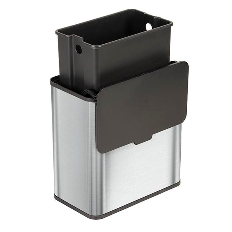GLAD SS under COUNTER KITCHEN BIN 6L / 1.5G W/Antimicrobial LID SIOC Cabinet Plastic