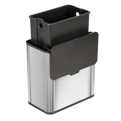 GLAD SS under COUNTER KITCHEN BIN 6L / 1.5G W/Antimicrobial LID SIOC Cabinet Plastic