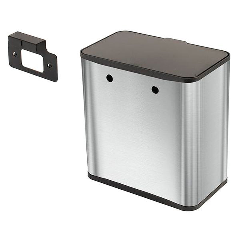 GLAD SS under COUNTER KITCHEN BIN 6L / 1.5G W/Antimicrobial LID SIOC Cabinet Plastic